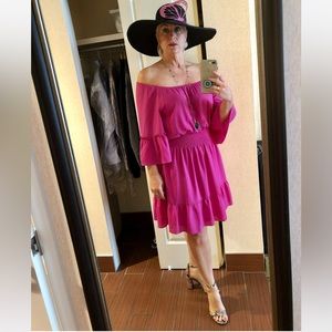 LE GALI Off the Shoulder Dress